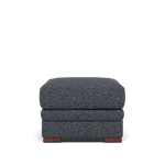 Gino Storage Footstool - Storage Stool F8 Footstools Sterling Home 12 Hopsack Midnight 70005 Wooden Feet