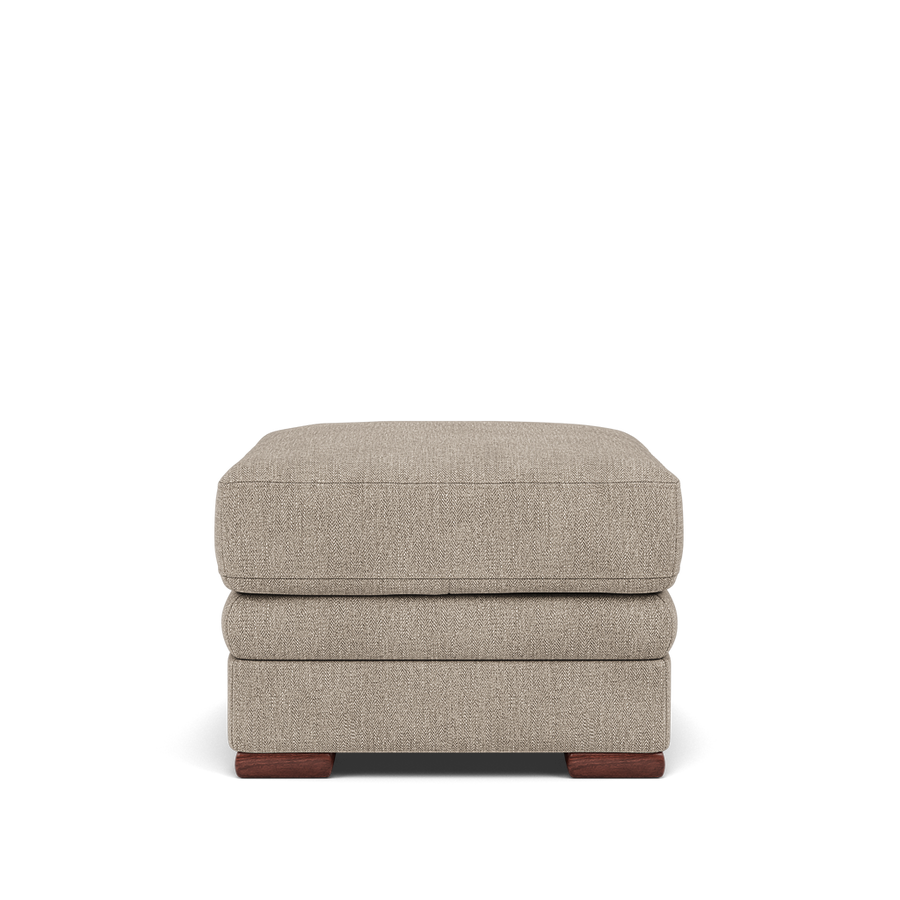 Gino Storage Footstool - Storage Stool F8 Footstools Sterling Home 2 Darwin Mink 50366 Wooden Feet