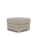 Gino Storage Footstool - Storage Stool F8 — Hopsack Linen 70004 / Metal Feet, gallery image 3