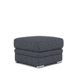 Gino Storage Footstool - Storage Stool F8 — Hopsack Midnight 70005 / Metal Feet, gallery image 3