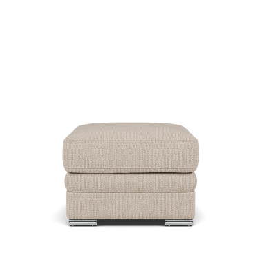 Gino Storage Footstool - Storage Stool F8 Footstools Sterling Home 5 Hopsack Natural 70002 Metal Feet