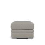 Gino Storage Footstool - Storage Stool F8 Footstools Sterling Home 3 Hopsack Dove 70001 Metal Feet