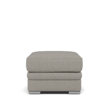 Gino Storage Footstool - Storage Stool F8 Footstools Sterling Home 3 Hopsack Dove 70001 Metal Feet