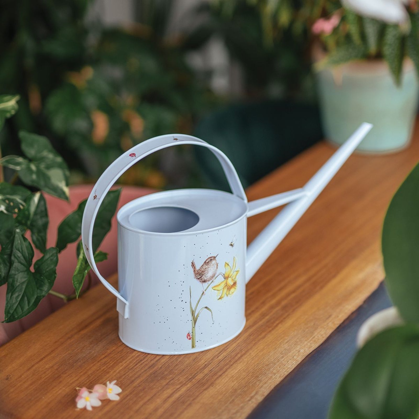Wrendale Pottering About Watering Can - Bird Indoor Watering Can - Pottering About Sterling Home 2