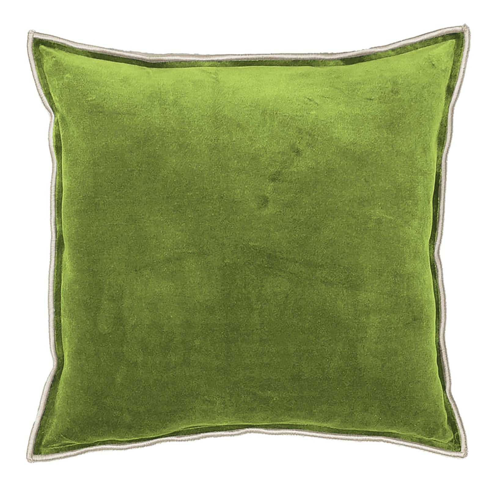 Eclipse Velvet Cushion Green - Eclipse Cushion Grass 60CM Sterling Home 1