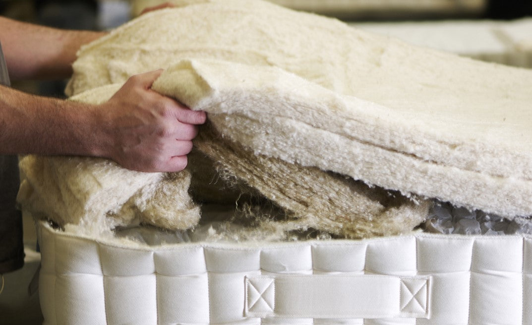 Inside of a mattress