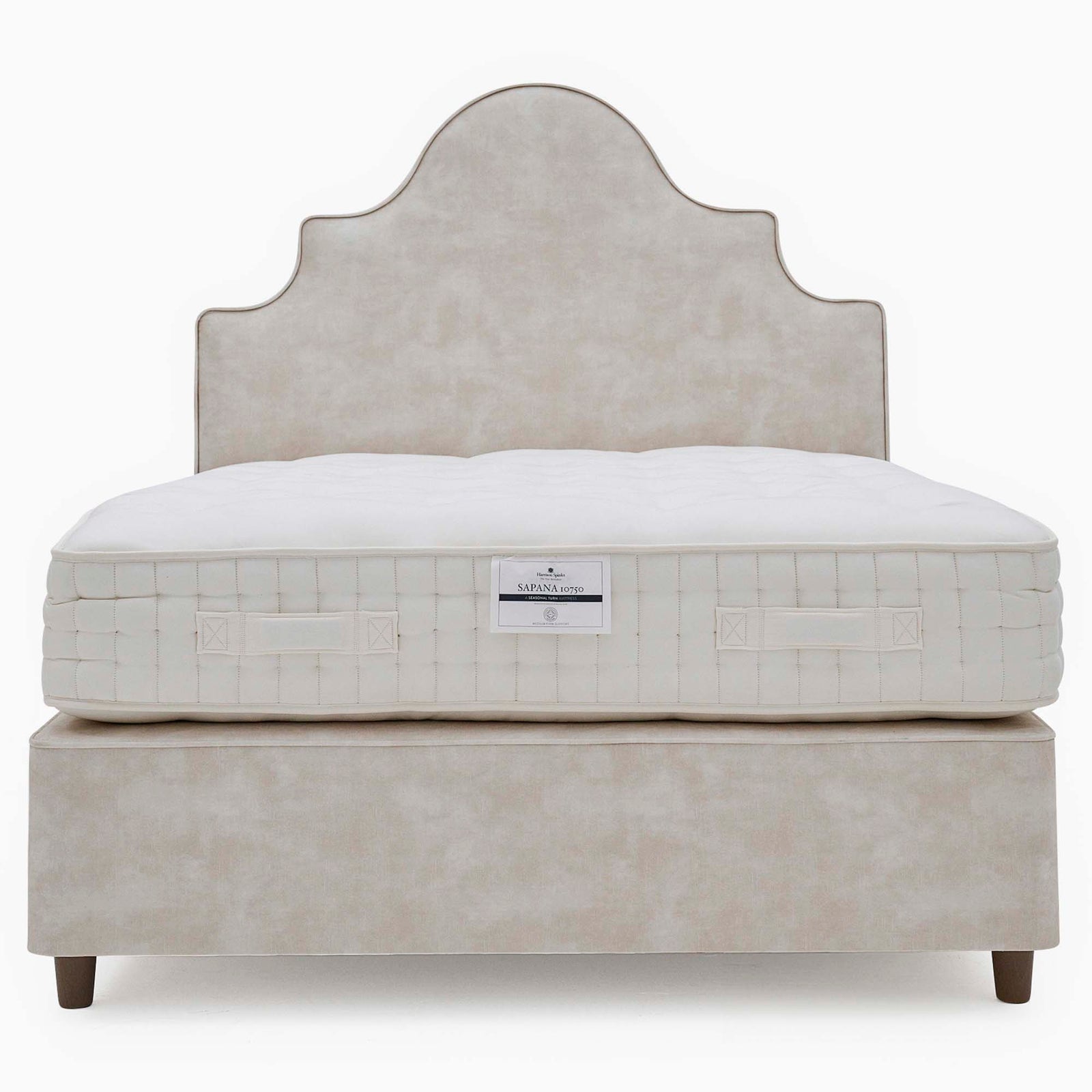 Harrison Spinks Sapana Divan Bed Set - True Edge Divan Set 135 x 190cm - Double Beds Sterling Home 3