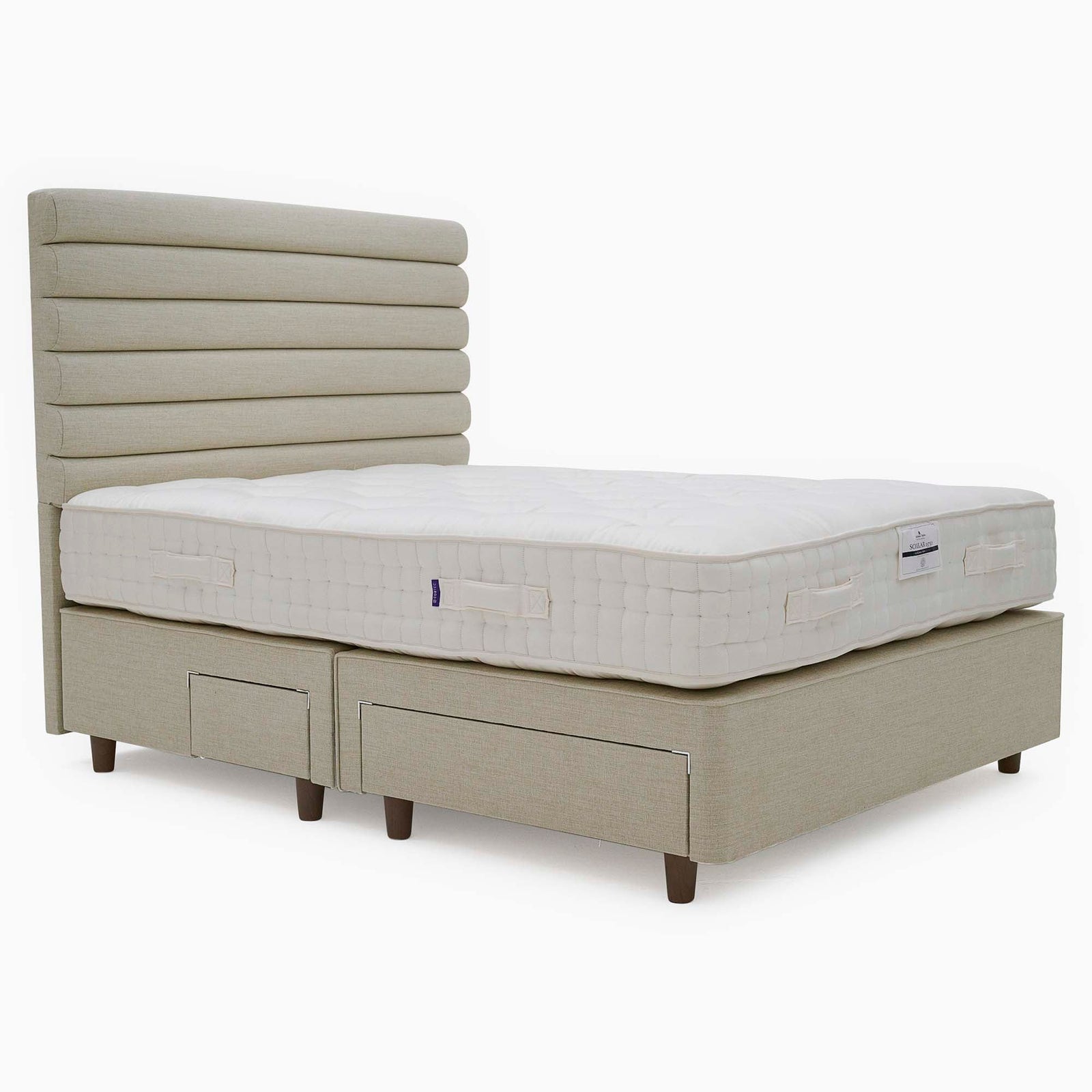 Harrison Somiar Divan Bed Set - True Edge Divan Set 150 x 200cm - King Sterling Home 1