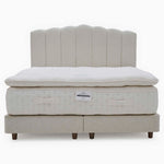 Harrison Spinks Somnium Luxury Bed Divan Set - Shallow True Edge Divan Set Incl Enhancer 5000 90 x 190cm - Single Sterling Home 2