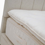 Harrison Spinks Somnium Luxury Bed Divan Set - Shallow True Edge Divan Set Incl Enhancer 5000 180 x 200cm Z&L - Super King Zip & Link Sterling Home 5