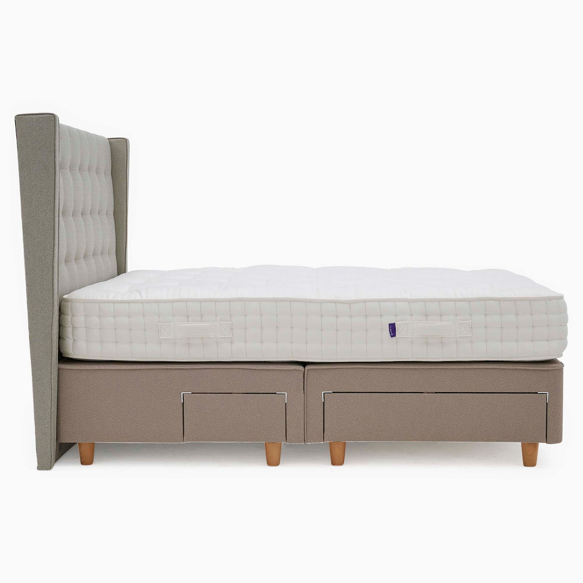 Harrison Spinks Sono Divan Bed Set - Padded Top Divan Set 135 x 190cm - Double Beds Sterling Home 3