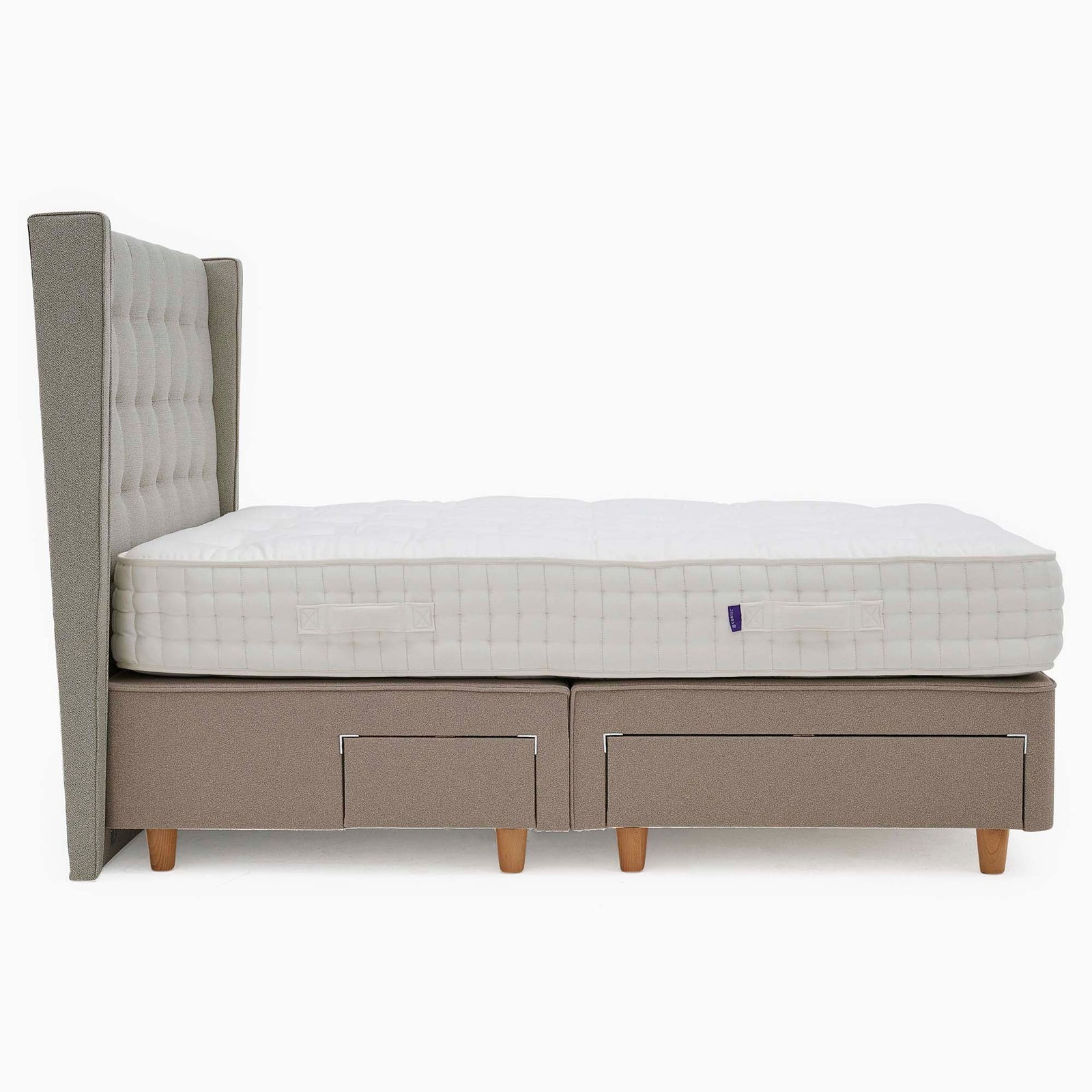 Harrison Spinks Sono Divan Bed Set - Padded Top Divan Set 150 x 200cm - King Sterling Home 4