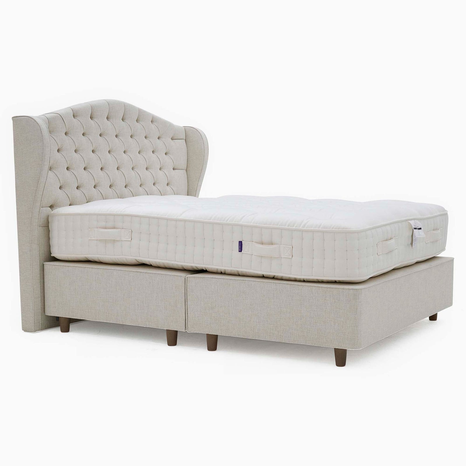 Harrison Spinks Sueno Divan Bed Set - True Edge Divan Set 150 x 200cm - King Sterling Home 1