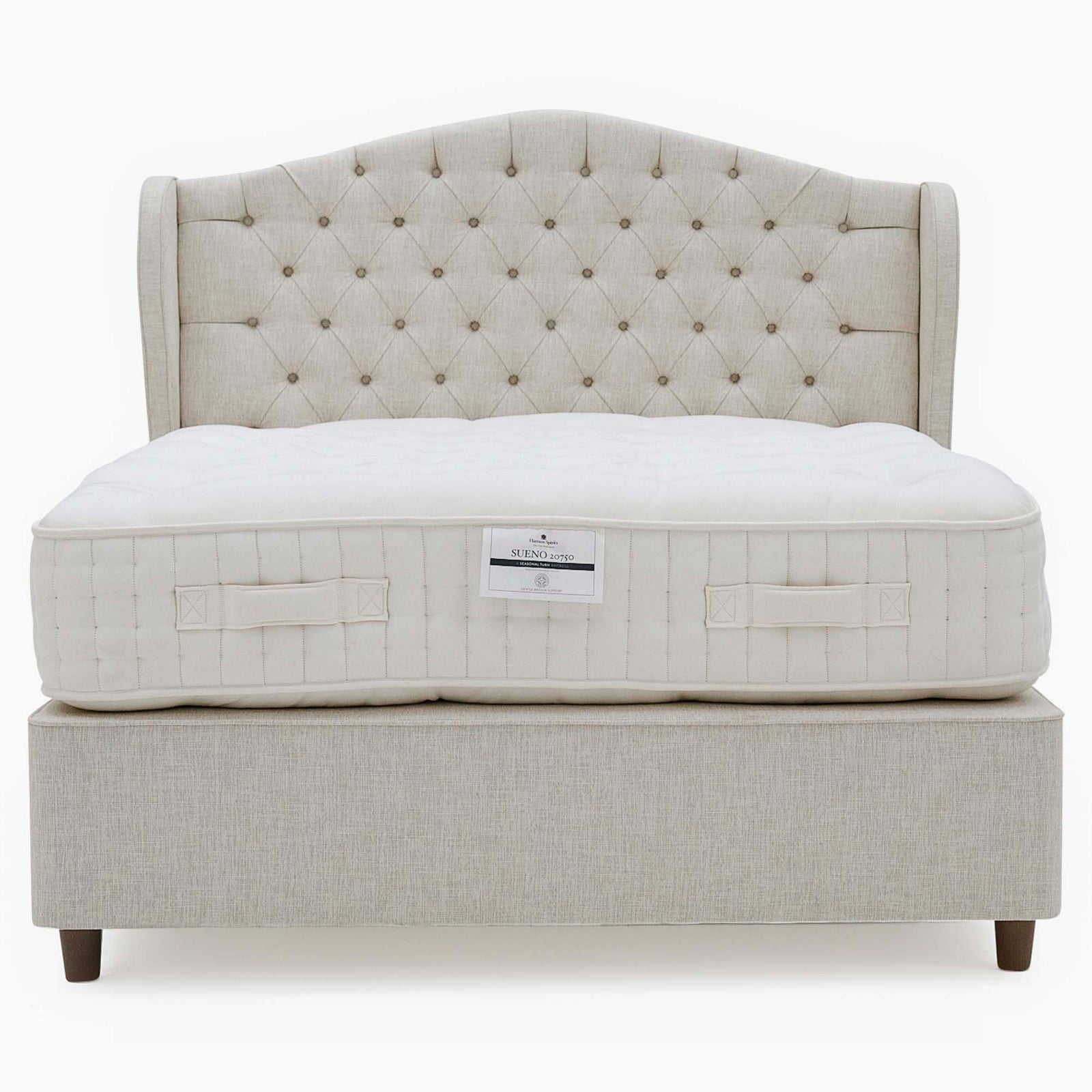 Harrison Spinks Sueno Divan Bed Set - True Edge Divan Set 135 x 190cm - Double Beds Sterling Home 3