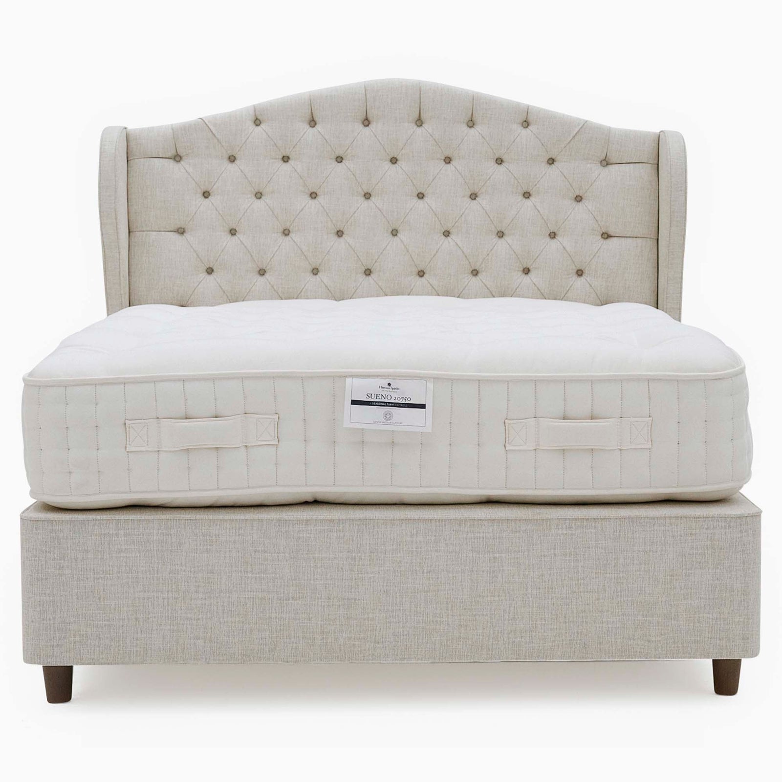 Harrison Spinks Sueno Divan Bed Set - True Edge Divan Set 150 x 200cm - King Sterling Home 3
