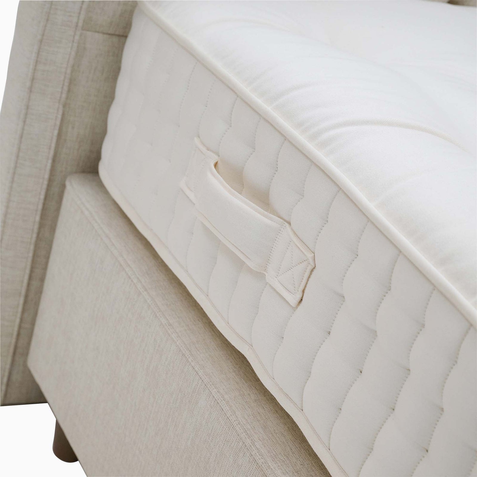 Harrison Spinks Sueno Divan Bed Set - True Edge Divan Set 150 x 200cm Z&L - King Size Zip & Link Sterling Home 6