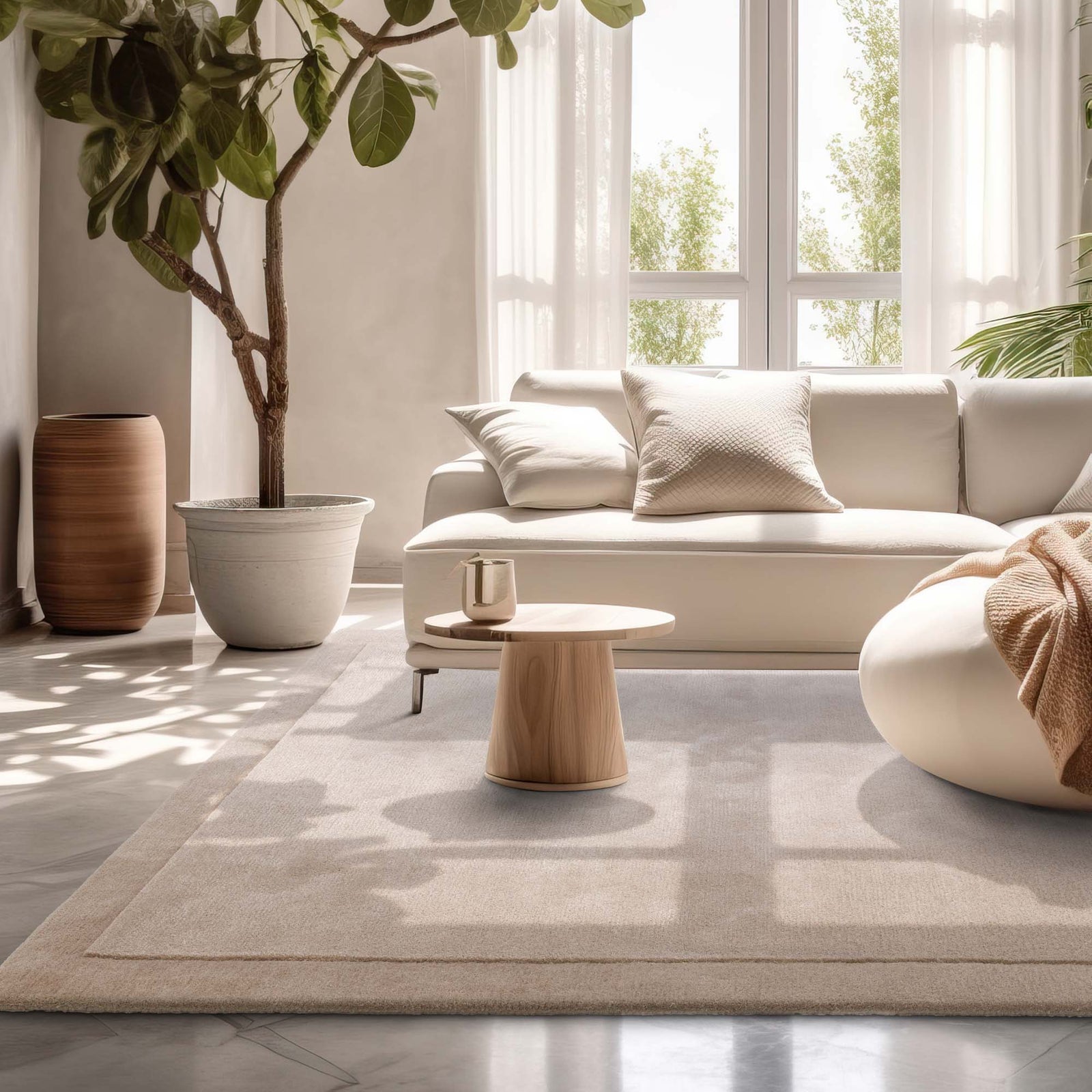 Harris Sand Rug - Sand - 200cm x 300cm Sterling Home 2