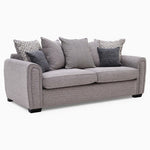 Hebden 4 Seater Cushion Back Sofa - Grand Sofa - Pillow Back Grade A Sofas Sterling Home 1