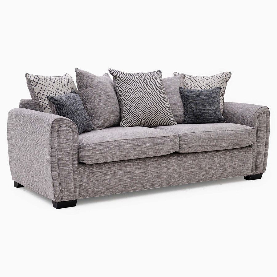 Hebden 4 Seater Cushion Back Sofa - Grand Sofa - Pillow Back Grade A Sofas Sterling Home 1