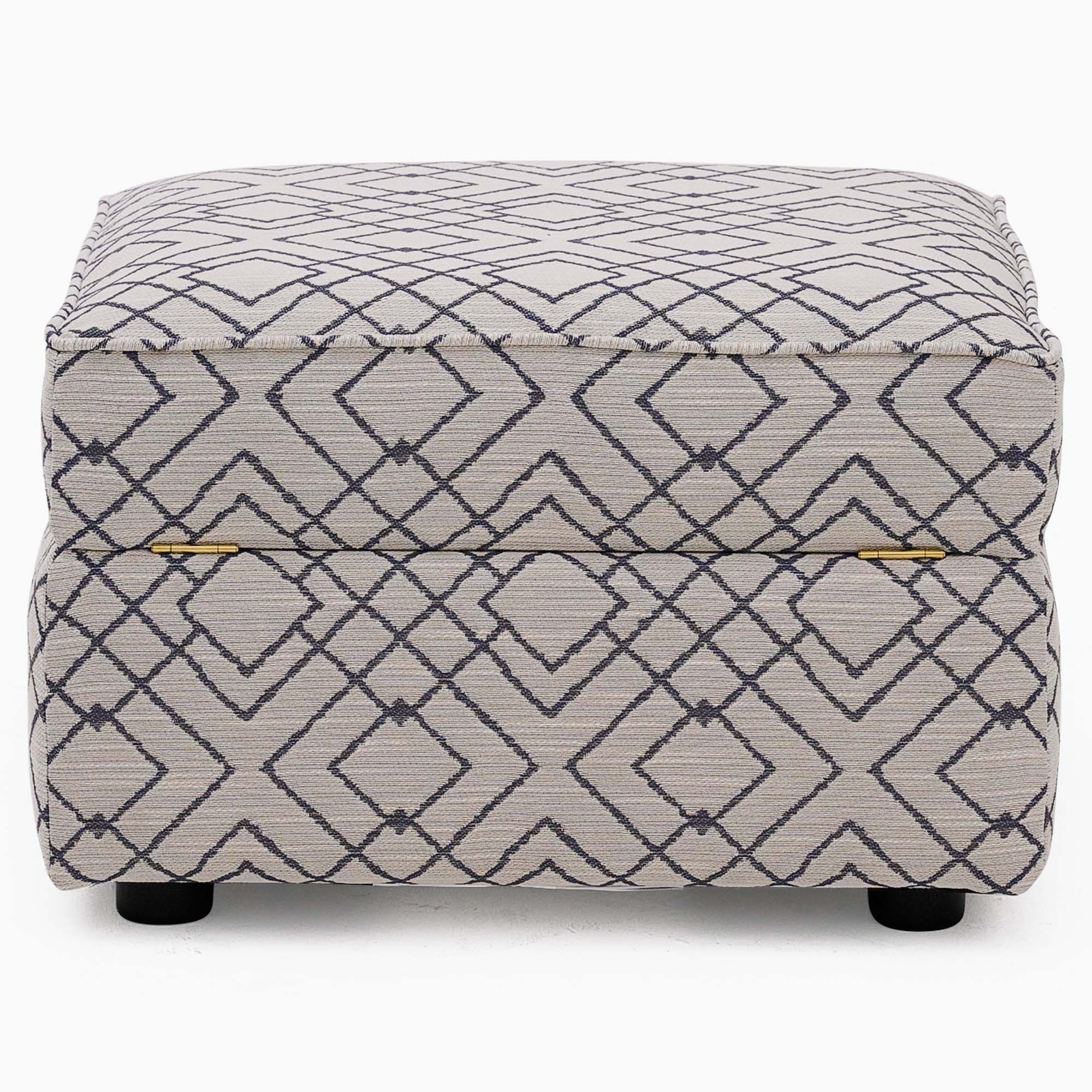 Hebden Storage Footstool - Storage Stool Grade A Sterling Home 5