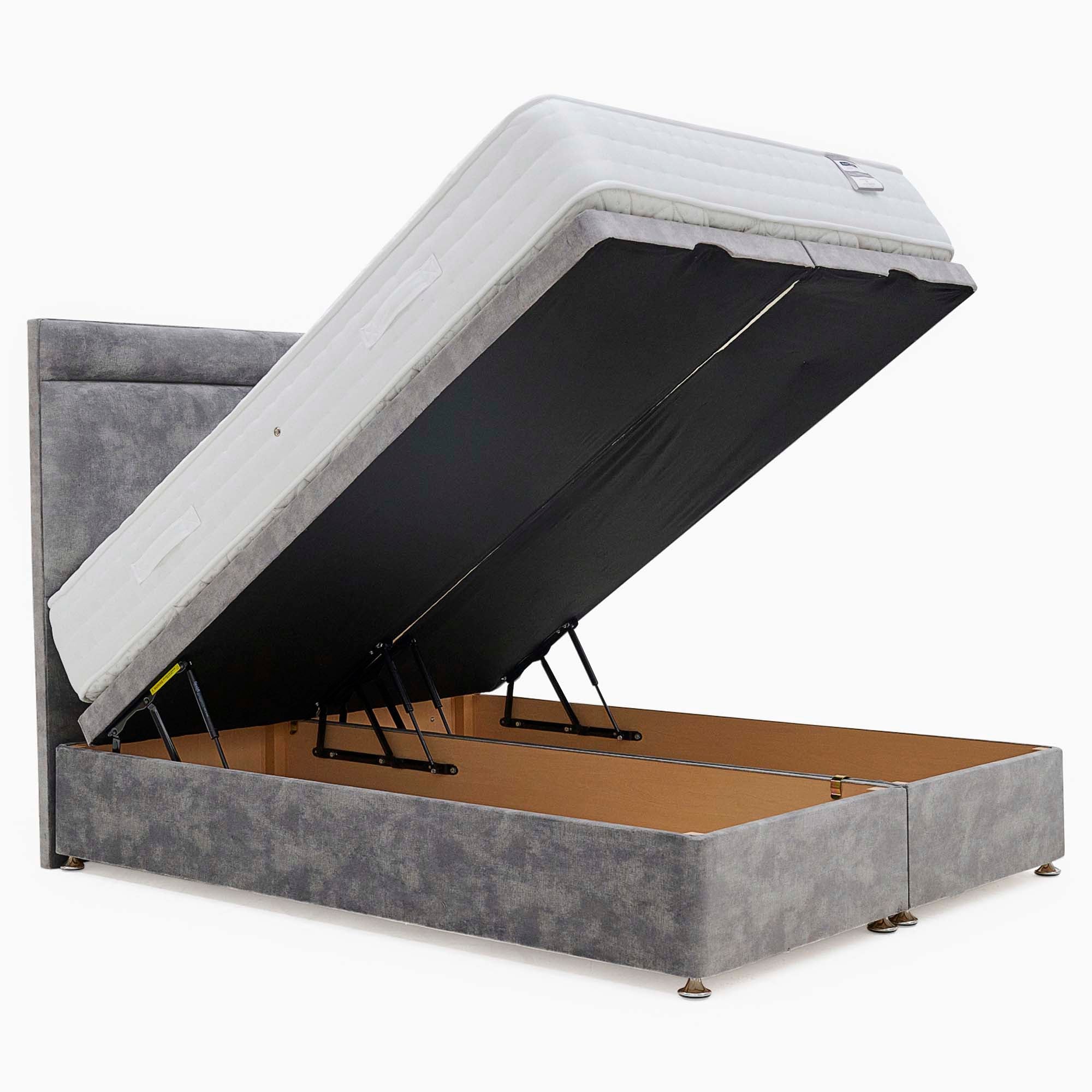 Evora 2000 Divan Bed Set - Luxury End Lift Ottoman Set 135 x 190cm - Double Sterling Home 4
