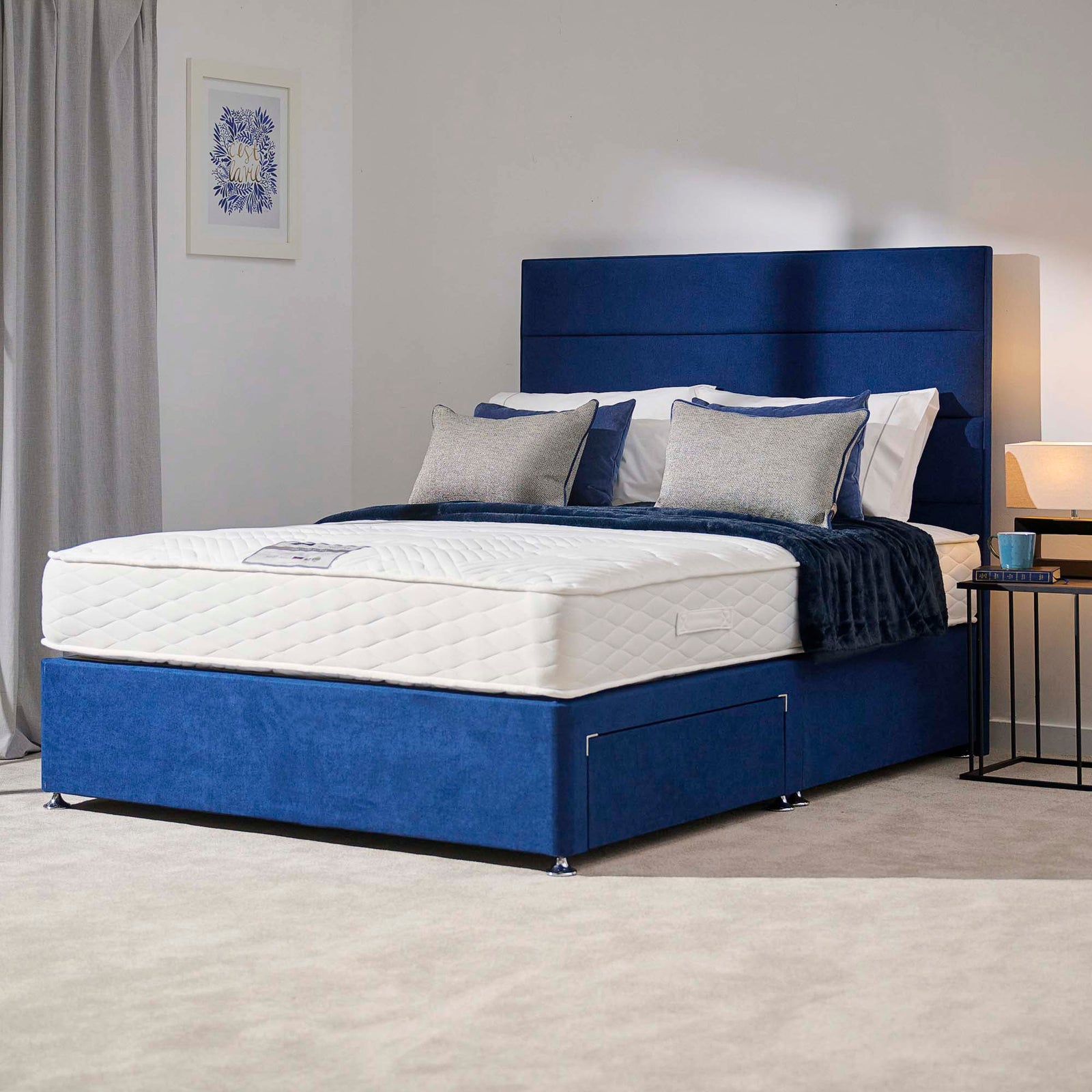 Highgrove Faro 1000 Divan Bed Set - Divan Set 180 x 200cm - Super King Sterling Home 2