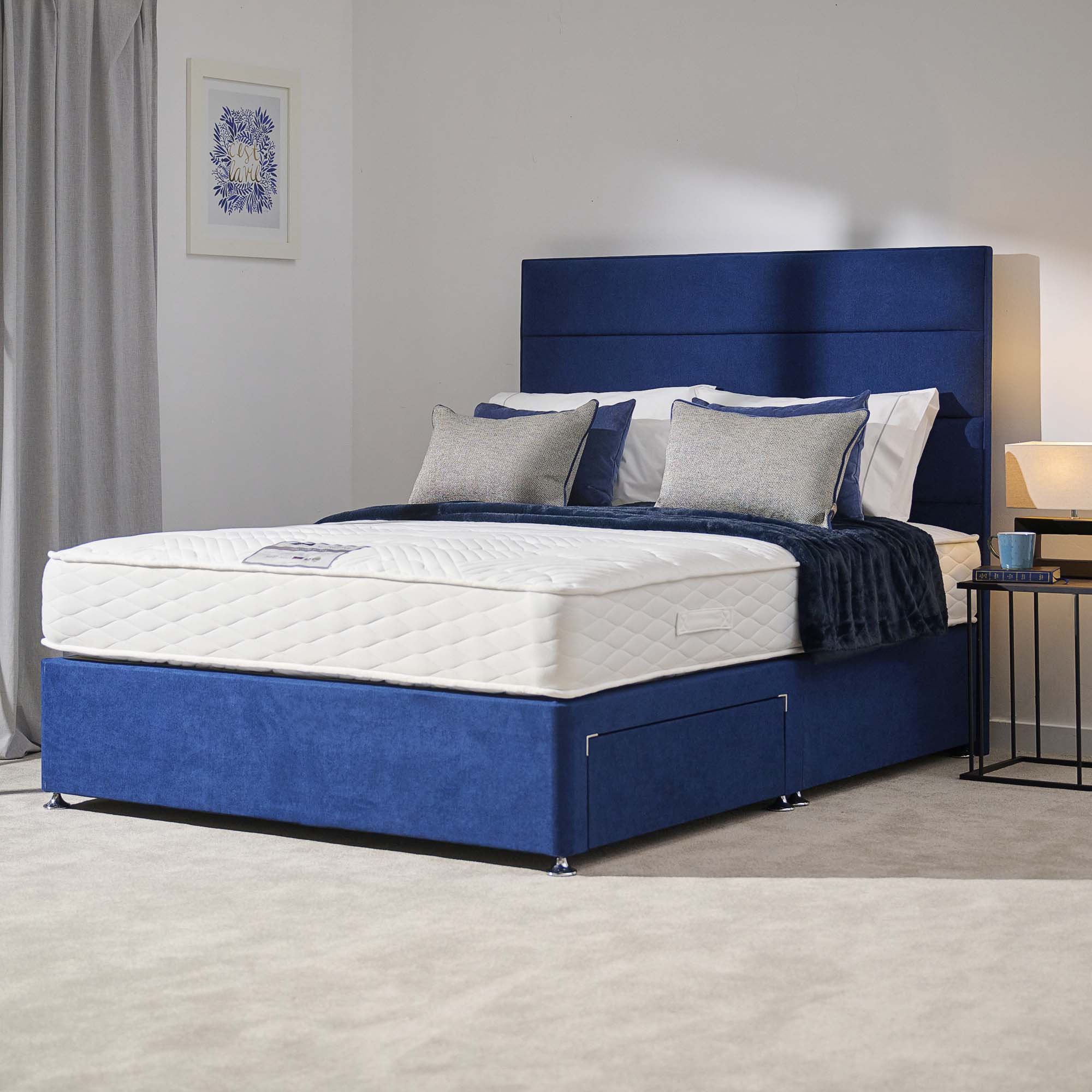 Highgrove Faro 1000 Divan Bed Set - Divan Set 120 x 190cm - Small Double Sterling Home 2