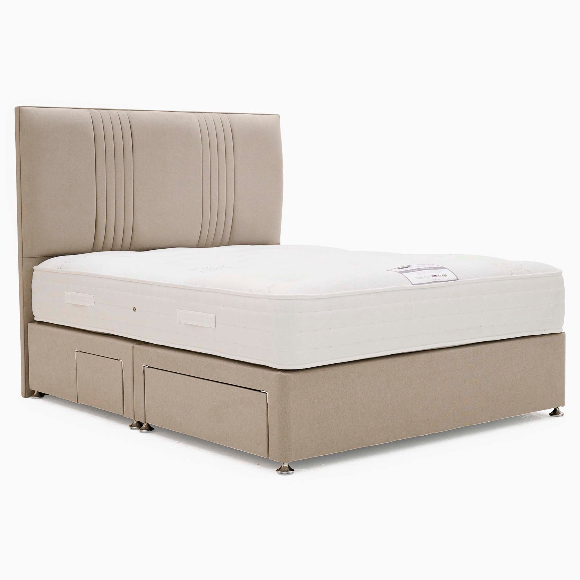 Highgrove Lagos Divan Bed Set - Divan Set 135 x 190cm - Double Beds Sterling Home 1