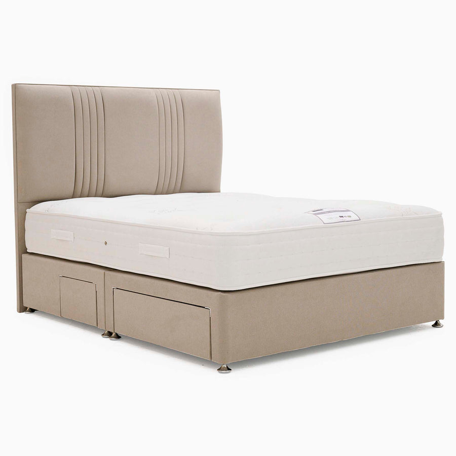 Highgrove Lagos Divan Bed Set - Divan Set 135 x 190cm - Double Beds Sterling Home 1