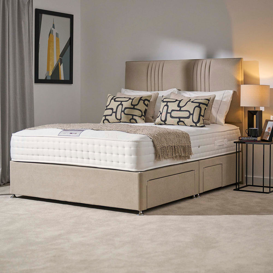 Highgrove Lagos Divan Bed Set - Divan Set 150 x 200cm - King Sterling Home 2