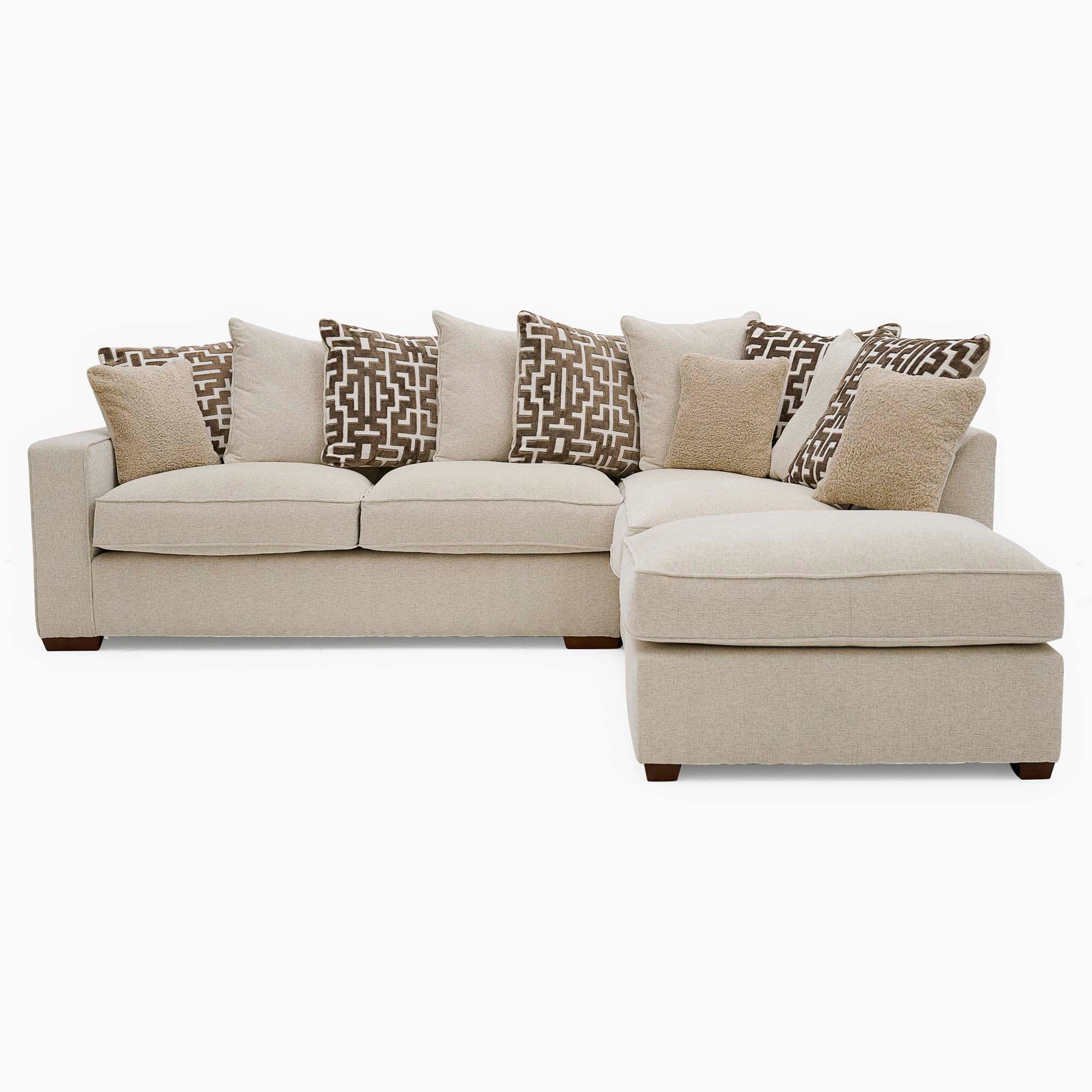 Hope Standard Back Corner Sofa with Footstool - Corner Group with Stool Chaise Left Grade A - Left Hand Facing Sofas Sterling Home 3
