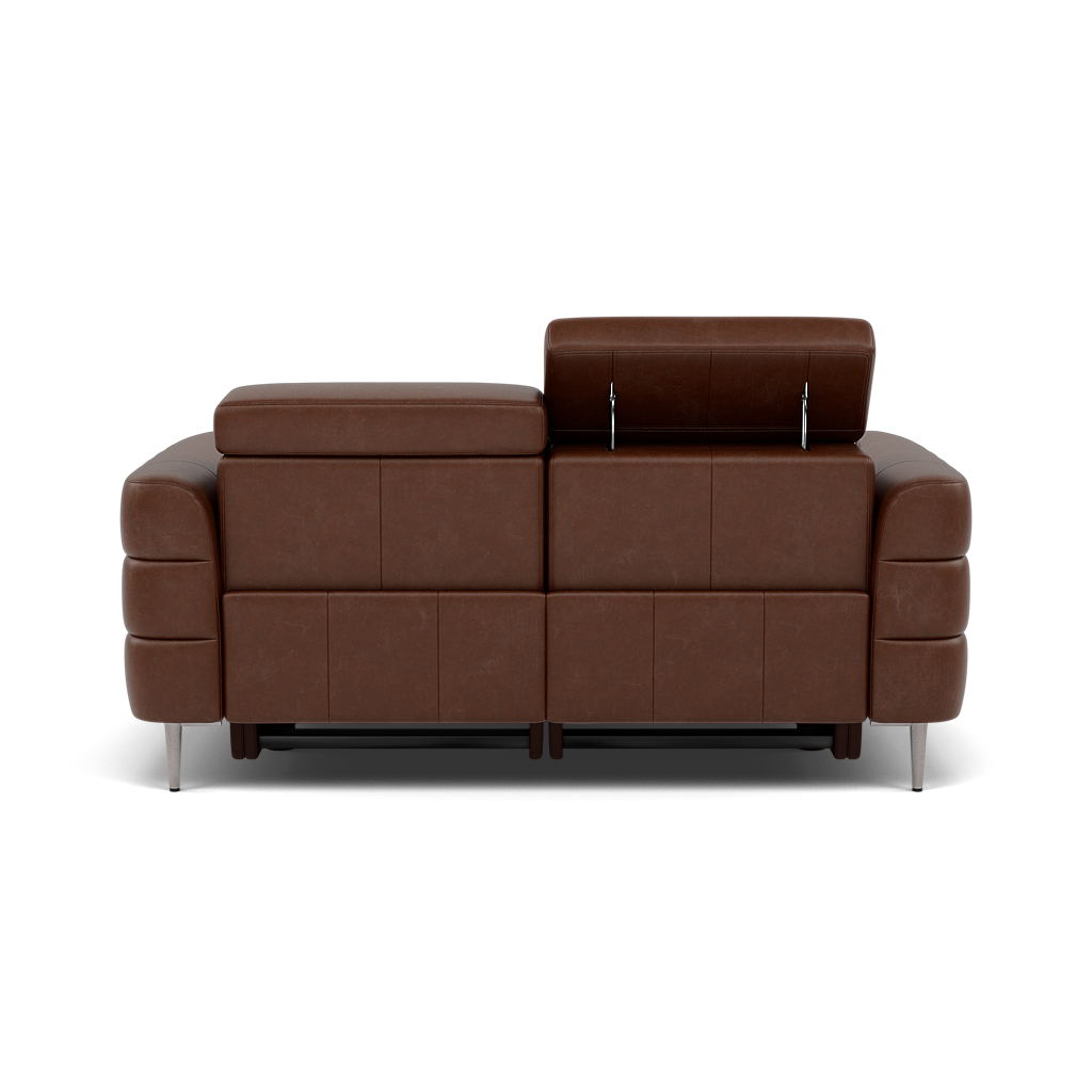 Hoy 2 Seater Recliner Sofa - 2 Str W/ 2 Power Recliner W/ 2 Manual Headrest Cat M - Power with Manual Headrest — M1595 Monaco Coffee, gallery image 2