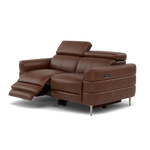 Hoy 2 Seater Recliner Sofa - 2 Str W/ 2 Power Recliner W/ 2 Manual Headrest Cat M - Power with Manual Headrest — M1595 Monaco Coffee, gallery image 3