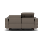 Hoy 2 Seater Recliner Sofa - 2 Str W/ 2 Power Recliner W/ 2 Manual Headrest Cat M - Power with Manual Headrest — M5655 Melbourne Dark Grey, gallery image 2