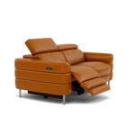 Hoy 2 Seater Recliner Sofa - 2 Str W/ 2 Power Recliner W/ 2 Manual Headrest Cat M - Power with Manual Headrest — M5659 Melbourne Ochre, gallery image 1