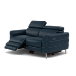 Hoy 2 Seater Recliner Sofa - 2 Str W/ 2 Power Recliner W/ 2 Manual Headrest Cat M - Power with Manual Headrest — M5661 Melbourne Navy Blue, gallery image 3
