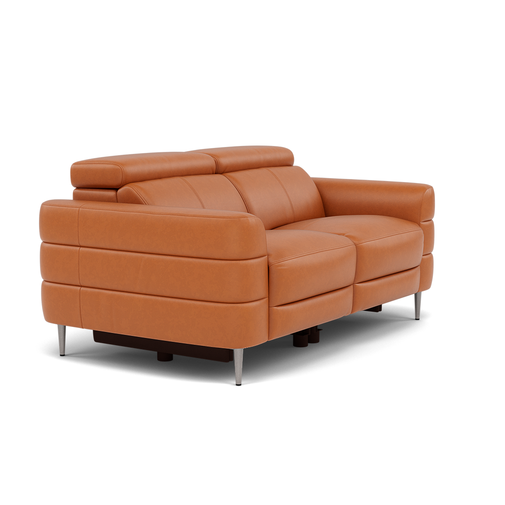 Hoy 2 Seater Recliner Sofa - 2 Str W/ 2 Power Recliner W/ 2 Manual Headrest Cat NL/O - Power with Manual Headrest — O7303 Orlando Meerkat, gallery image 1