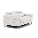 Hoy 2 Seater Recliner Sofa - 2 Str W/ 2 Power Recliner W/ 2 Manual Headrest Cat NL/O - Power with Manual Headrest — O7304 Orlando Quiet Grey, gallery image 1