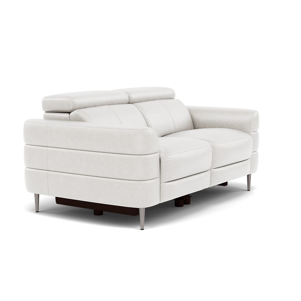Hoy 2 Seater Recliner Sofa - 2 Str W/ 2 Power Recliner W/ 2 Manual Headrest Cat NL/O - Power with Manual Headrest — O7304 Orlando Quiet Grey, gallery image 1