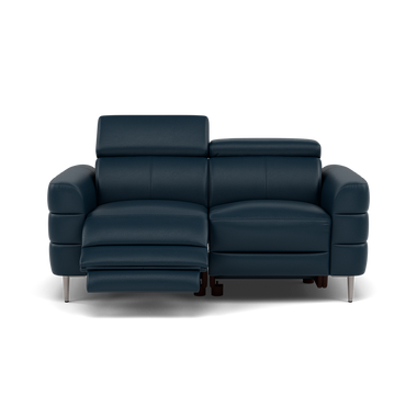 Hoy 2 Seater Recliner Sofa - 2 Str W/ 2 Power Recliner W/ 2 Power Headrest Cat M - Power with Power Headrest & USB 2 Seater Sofas Sterling Home 9 M5661 Melbourne Navy Blue