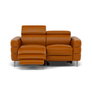 Hoy 2 Seater Recliner Sofa - 2 Str W/ 2 Power Recliner W/ 2 Power Headrest Cat M - Power with Power Headrest & USB 2 Seater Sofas Sterling Home 1 M5659 Melbourne Ochre