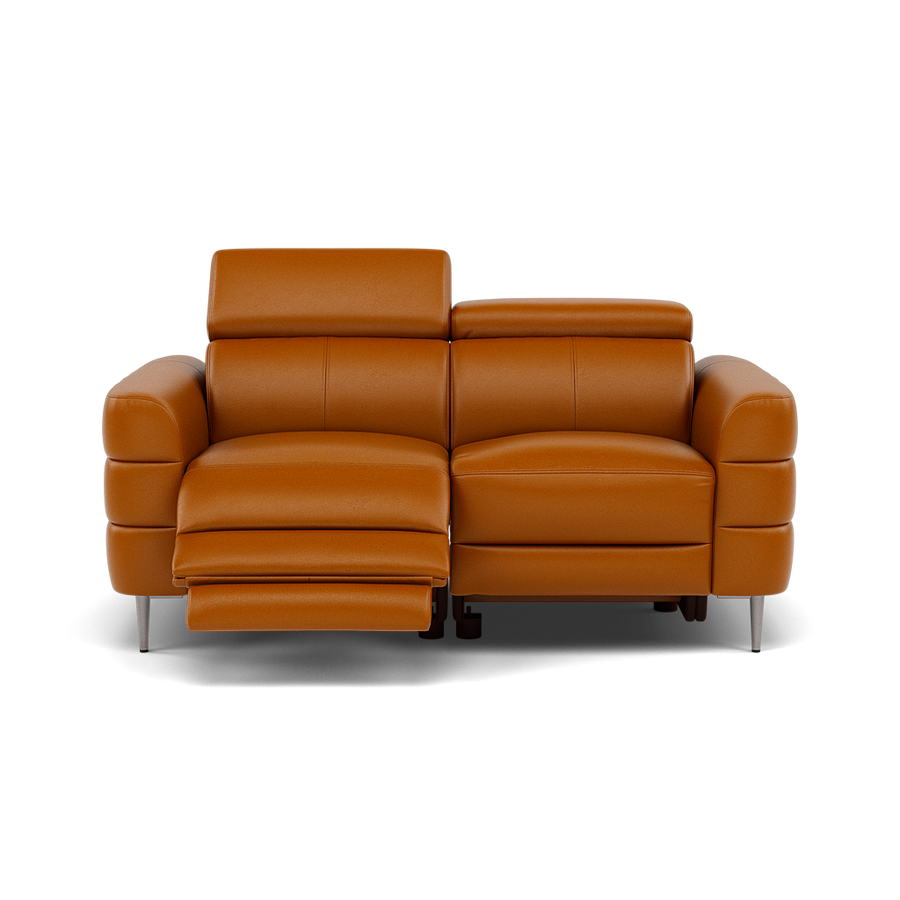 Hoy 2 Seater Recliner Sofa - 2 Str W/ 2 Power Recliner W/ 2 Power Headrest Cat M - Power with Power Headrest & USB 2 Seater Sofas Sterling Home 1 M5659 Melbourne Ochre