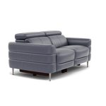 Hoy 2 Seater Recliner Sofa - 2 Str W/ 2 Power Recliner W/ 2 Power Headrest Cat NL/O - Power with Power Headrest & USB — NL5100 New York Dark Blue, gallery image 1