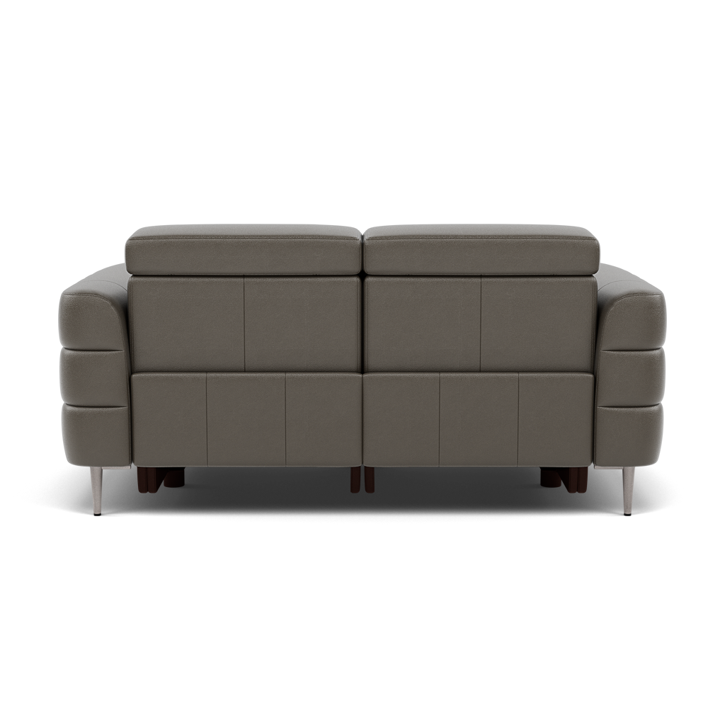 Hoy 2 Seater Recliner Sofa - 2 Str W/ 2 Power Recliner W/ 2 Power Headrest Cat NL/O - Power with Power Headrest & USB — NL5101 New York Anthkacite Grey, gallery image 2