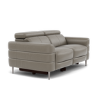 Hoy 2 Seater Recliner Sofa - 2 Str W/ 2 Power Recliner W/ 2 Power Headrest Cat NL/O - Power with Power Headrest & USB — NL5102 New York Cement, gallery image 1