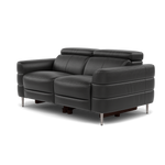 Hoy 2 Seater Recliner Sofa - 2 Str W/ 2 Power Recliner W/ 2 Power Headrest Cat NL/O - Power with Power Headrest & USB — NL5109 New York Midnight, gallery image 3