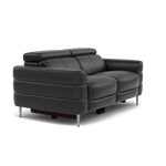 Hoy 2 Seater Recliner Sofa - 2 Str W/ 2 Power Recliner W/ 2 Power Headrest Cat NL/O - Power with Power Headrest & USB — NL5109 New York Midnight, gallery image 1