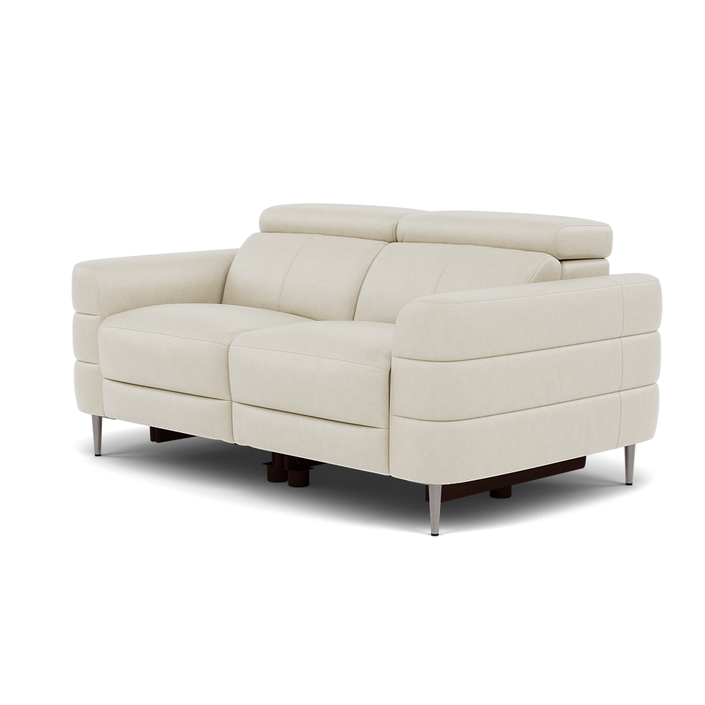 Hoy 2 Seater Recliner Sofa - 2 Str W/ 2 Power Recliner W/ 2 Power Headrest Cat NL/O - Power with Power Headrest & USB — O7015 Oslo Light Grey, gallery image 3