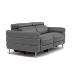 Hoy 2 Seater Recliner Sofa - 2 Str W/ 2 Power Recliner W/ 2 Power Headrest Cat NL/O - Power with Power Headrest & USB — O7300 Orlando Dark Grey, gallery image 1
