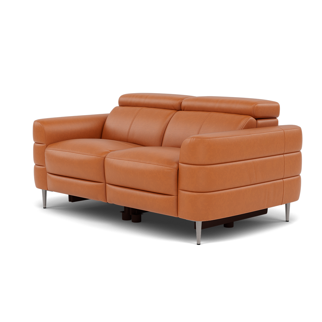 Hoy 2 Seater Recliner Sofa - 2 Str W/ 2 Power Recliner W/ 2 Power Headrest Cat NL/O - Power with Power Headrest & USB — O7303 Orlando Meerkat, gallery image 3